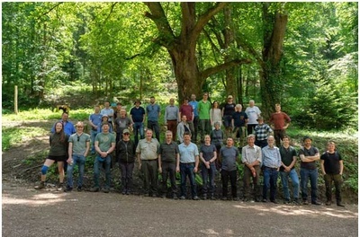 Besuch der irischen ProSilva-Gruppe am Rosskopfgebiet zusammen mit der ANW Baden-Wrttemberg